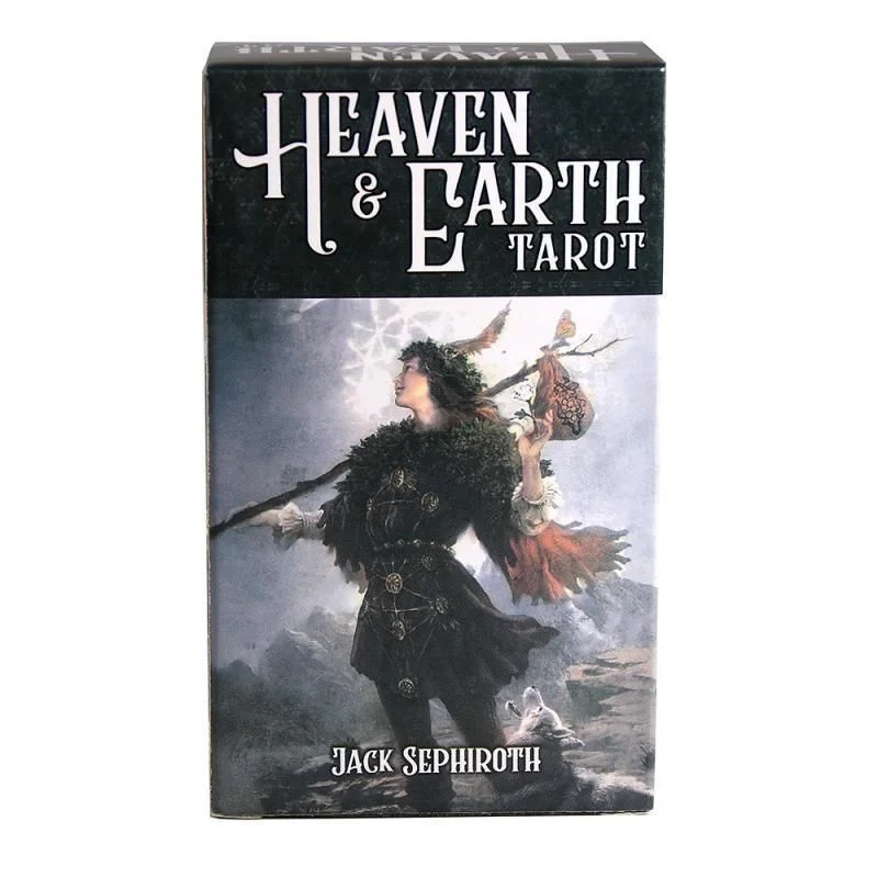 Heaven & Earth Tarot Deck - 78 Classic Fantasy Cards with Spiritual Artwork & Astrology Symbols for Divination, Mind Development & Interactive Play